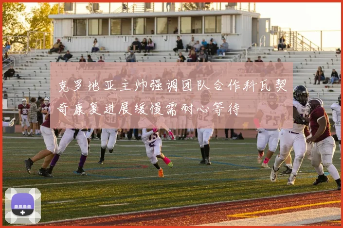 克罗地亚主帅强调团队合作科瓦契奇康复进展缓慢需耐心等待